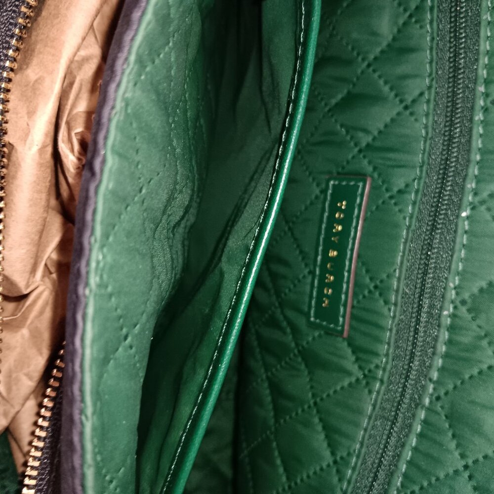 Tory Burch Black Crossbody with Gold Hardware and Green Tag - Picture 14 of 15